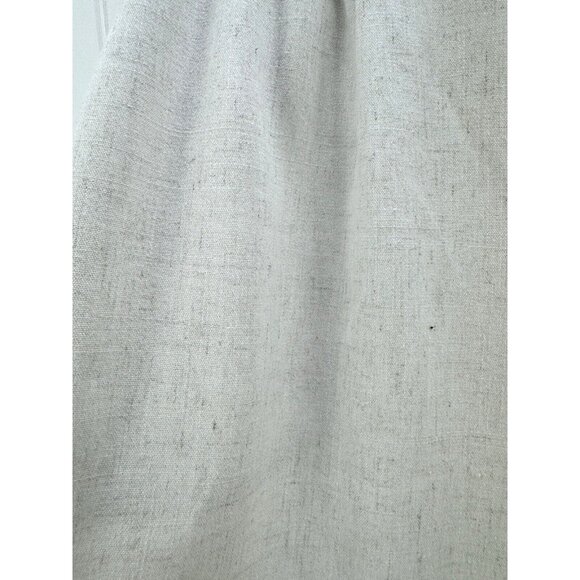 Drapers and Damons Linen Blend Pants Light Beige Elastic Waist Women's Petite L - Picture 3 of 6